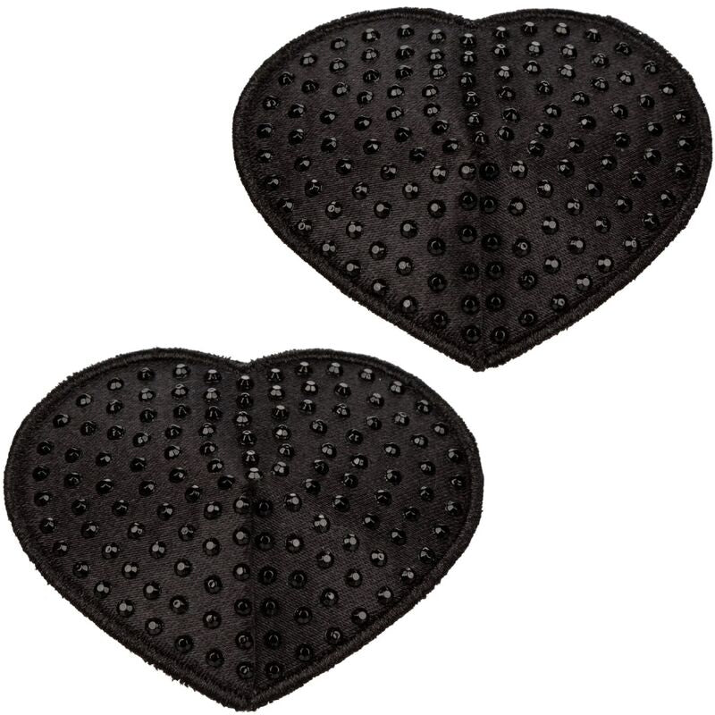 CALEXOTICS - RADIANCE HEART-SHAPED JEWELED NIPPLE COVERS