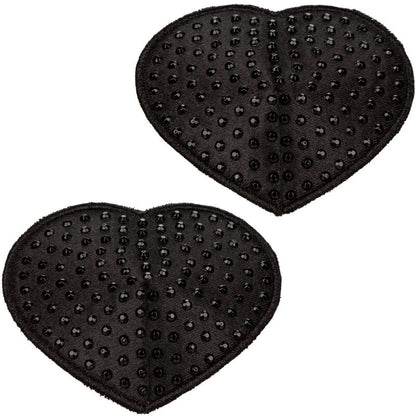 CALEXOTICS - RADIANCE HEART-SHAPED JEWELED NIPPLE COVERS