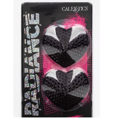 CALEXOTICS - RADIANCE HEART-SHAPED JEWELED NIPPLE COVERS