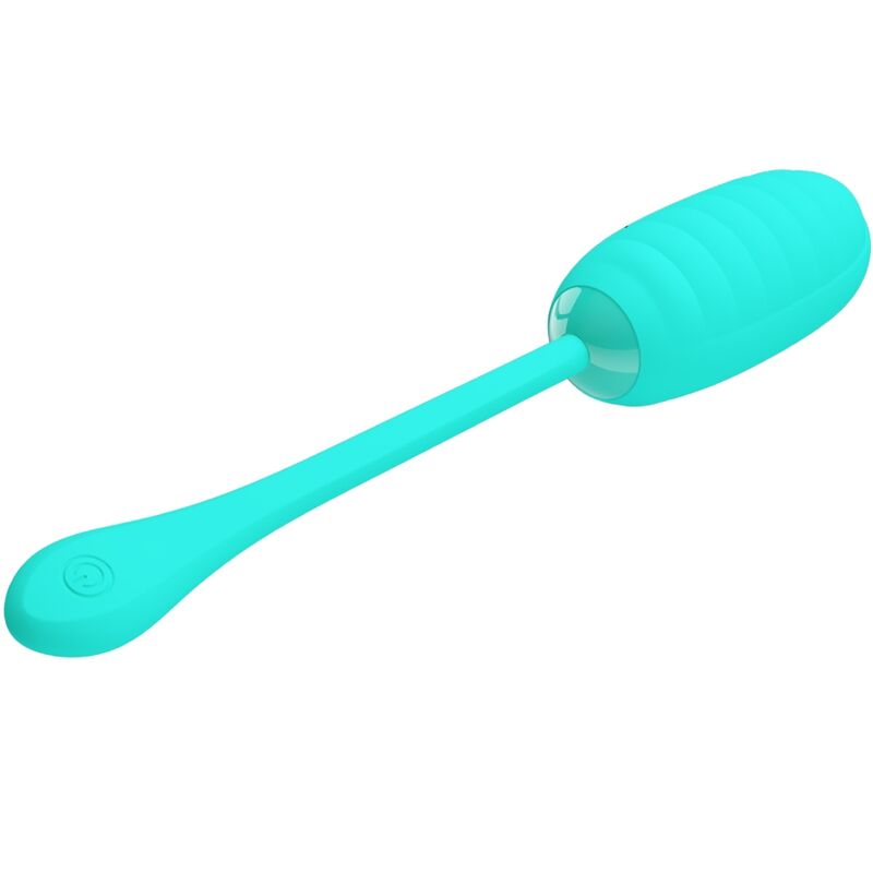 PRETTY LOVE - KIRK RECHARGEABLE VIBRATING EGG, AQUA