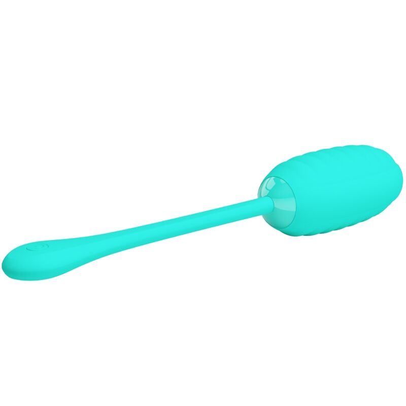 PRETTY LOVE - KIRK RECHARGEABLE VIBRATING EGG, AQUA