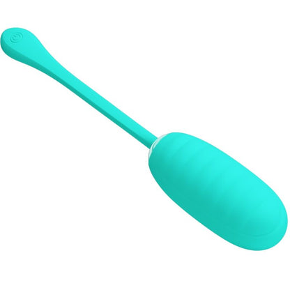 PRETTY LOVE - KIRK RECHARGEABLE VIBRATING EGG, AQUA