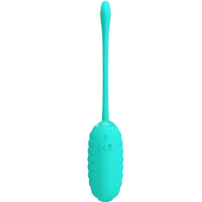 PRETTY LOVE - KIRK RECHARGEABLE VIBRATING EGG, AQUA