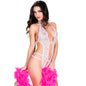 CHILIROSE - CR 3507 BODYSUIT, BLACK, S/M