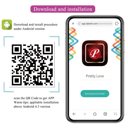 PRETTY LOVE - JEFFERSON APP-CONTROLLED ANAL PLUG PURPLE