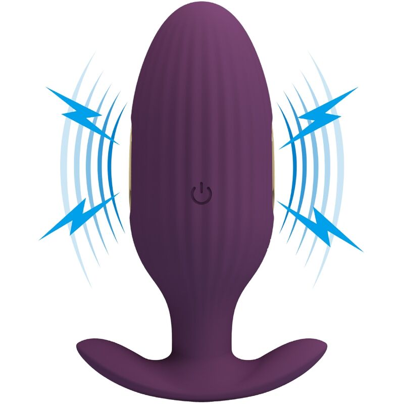 PRETTY LOVE - JEFFERSON APP-CONTROLLED ANAL PLUG PURPLE
