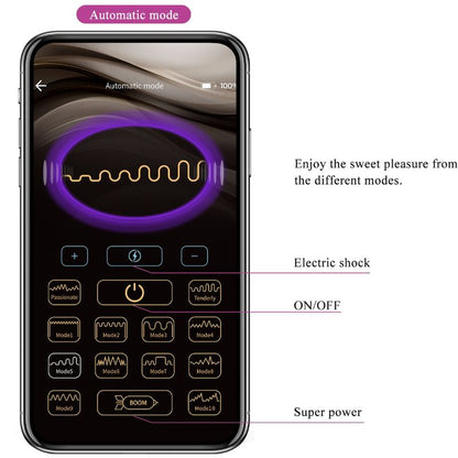 PRETTY LOVE - JEFFERSON APP-CONTROLLED ANAL PLUG PURPLE
