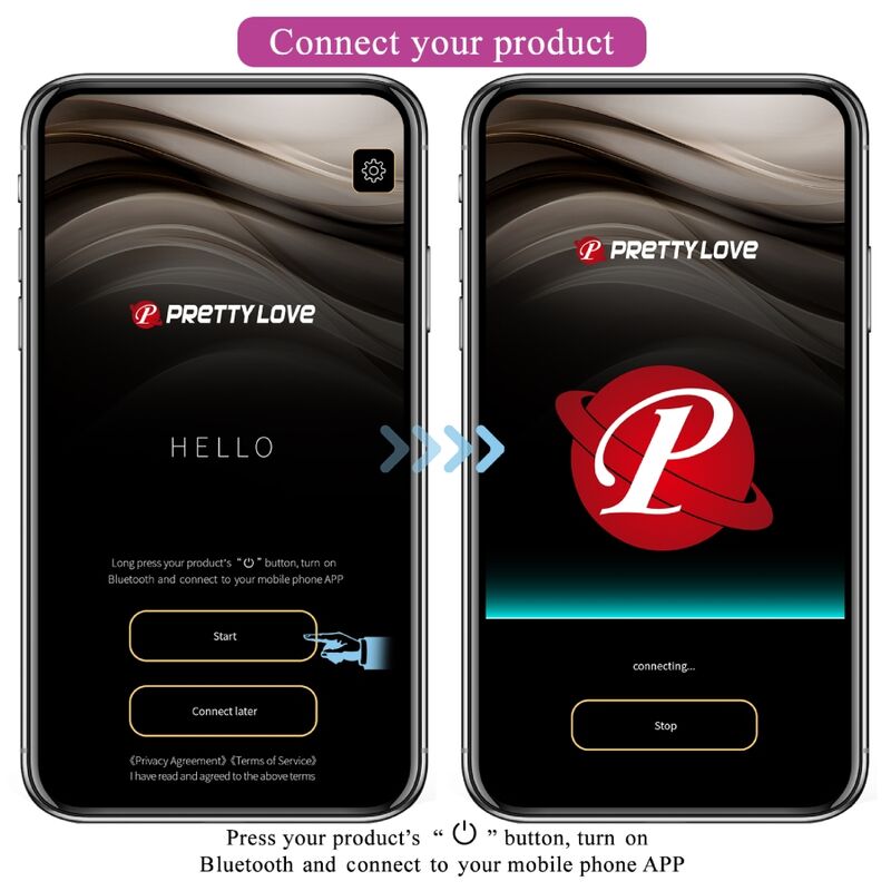 PRETTY LOVE - JEFFERSON APP-CONTROLLED ANAL PLUG PURPLE