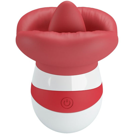 PRETTY LOVE - MINA TONGUE STIMULATOR BRIGHT RED