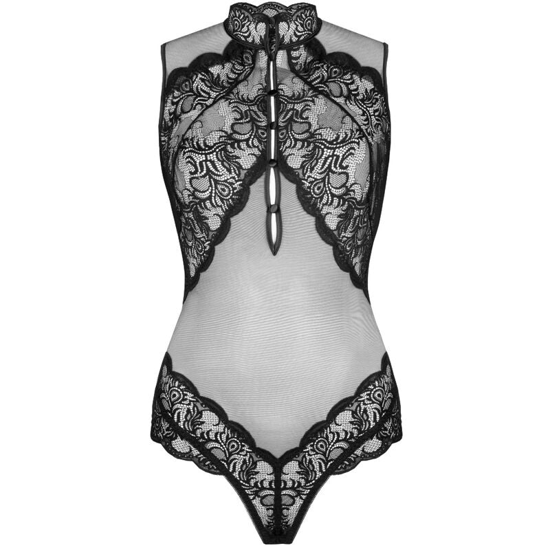 LIVCO CORSETTI FASHION - SAGEN LC 90694 BODYSUIT BLACK L/XL