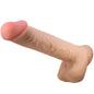 PRETTY LOVE - SLIDING SKIN SERIES REALISTIC DILDO WITH SLIDING SKIN, SAUSAGE SKIN, FLESH 26 CM