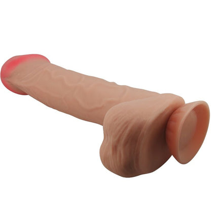 PRETTY LOVE - SLIDING SKIN SERIES REALISTIC DILDO WITH SLIDING SKIN, SAUSAGE SKIN, FLESH 26 CM
