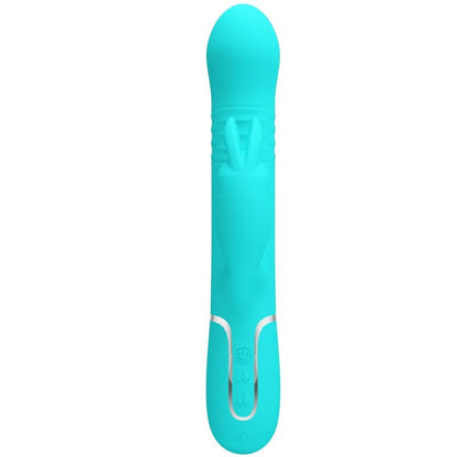 PRETTY LOVE - COALE RABBIT VIBRATOR BEADS AQUA GREEN
