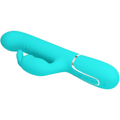 PRETTY LOVE - COALE RABBIT VIBRATOR BEADS AQUA GREEN