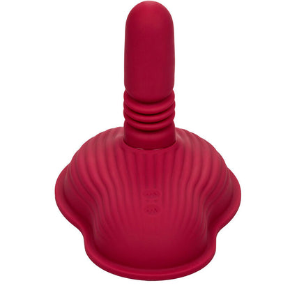 CALEXOTICS - RIDER MASSAGER DUAL MOTOR REMOTE CONTROL RED