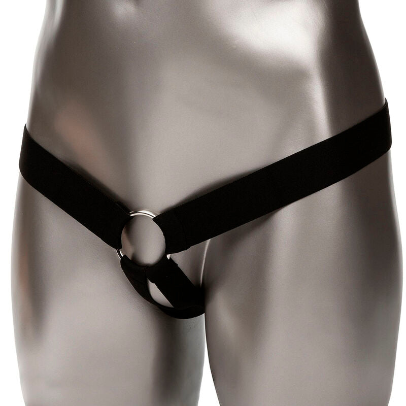 CALEXOTICS - PERFORMANCE MAXX LIFELIKE EXTENSION WITH HARNESS, BROWN