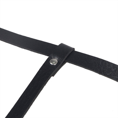 SUBBLIME - LEATHER BODY HARNESS, BLACK, ONE SIZE