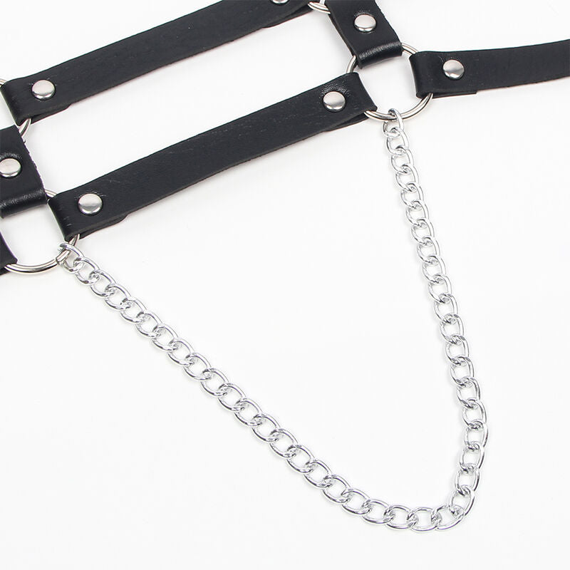 SUBBLIME - HARNESS WITH STRAPS AND CHAIN ??DETAILS ONE SIZE