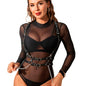 SUBBLIME - HARNESS WITH STRAPS AND CHAIN ??DETAILS ONE SIZE