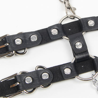 SUBBLIME - HARNESS WITH STRAPS AND CHAIN ??DETAILS ONE SIZE