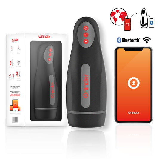 ONINDER – SEOUL RECHARGEABLE MALE MASTURBATOR 10 SPEEDS – FREE APP