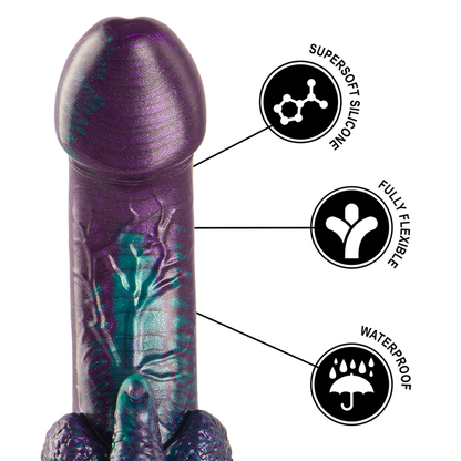 EPIC - BASILISK DILDO DOUBLE SCALY PLEASURE, SMALL SIZE
