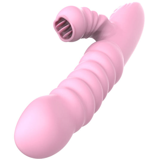 ARMONY - MULTIFUNCTION VIBRATOR WITH STIMULATING TONGUE, WARMING EFFECT, PINK