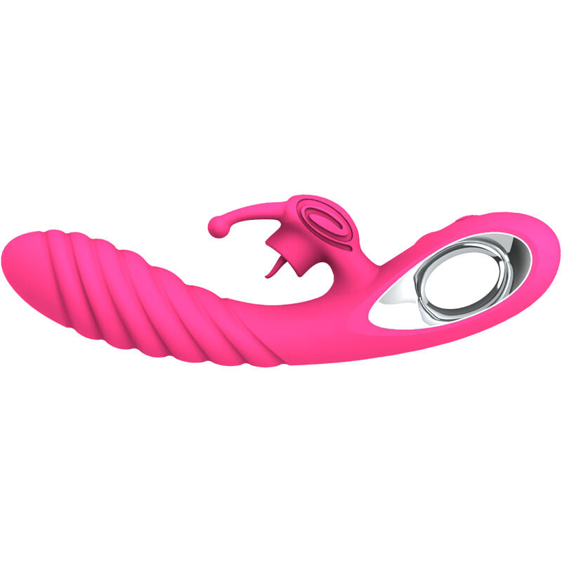 ARMONY - VICKY RABBIT VIBRATOR WITH FUCHSIA-COLORED TONGUE