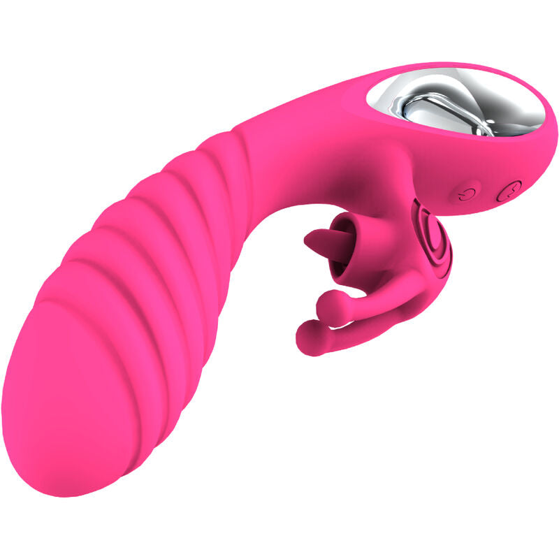 ARMONY - VICKY RABBIT VIBRATOR WITH FUCHSIA-COLORED TONGUE