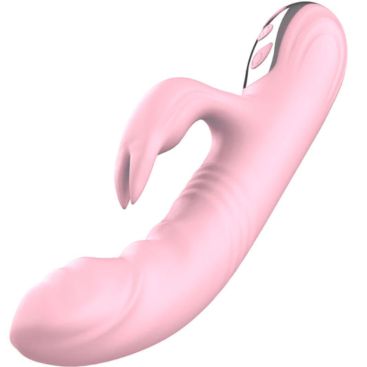 ARMONY - FULL FINGER RABBIT VIBRATOR PINK WARMING EFFECT