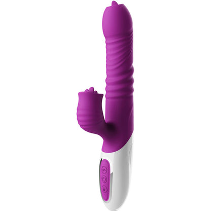 ARMONY - DUAL TONGUE VIBRATOR & THRUSTING VIOLET WARMING EFFECT