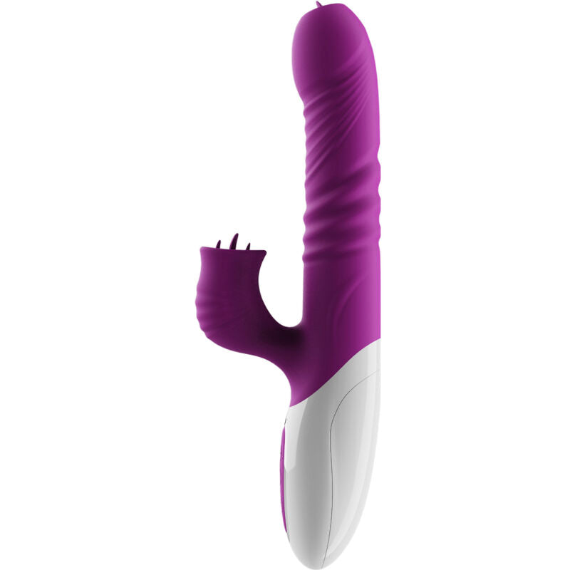 ARMONY - DUAL TONGUE VIBRATOR & THRUSTING VIOLET WARMING EFFECT