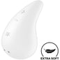 SATISFYER - DEW DROP VIBRATOR LAY ON WHITE