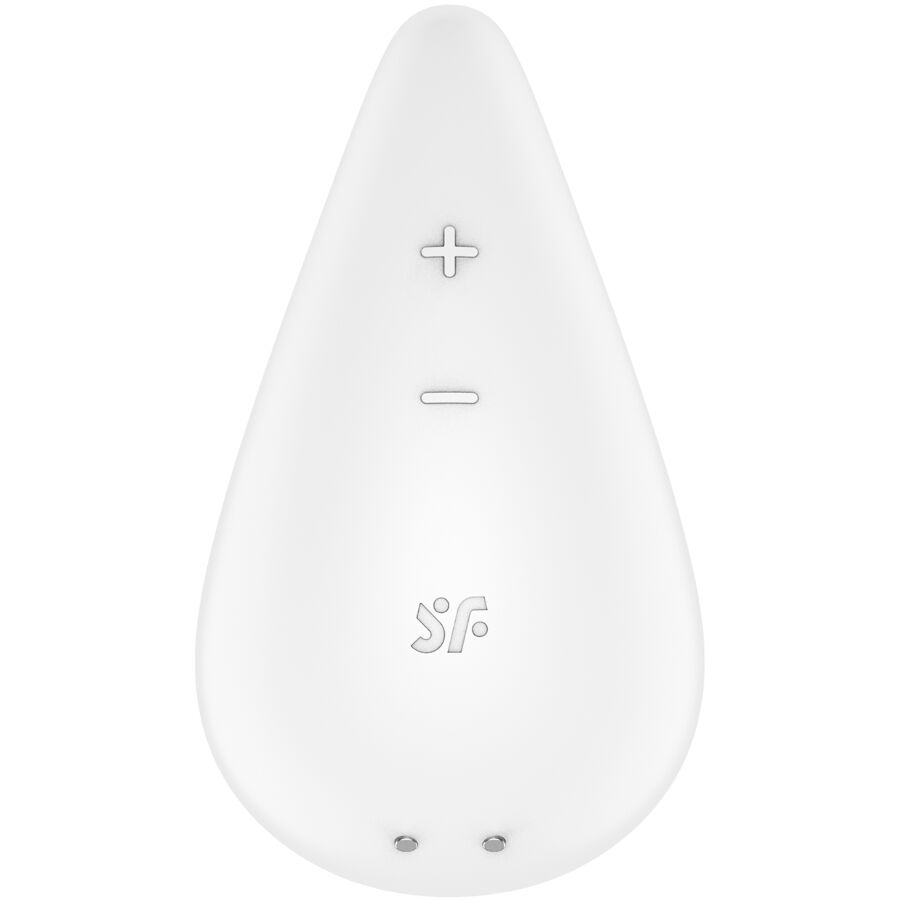 SATISFYER - DEW DROP VIBRATOR LAY ON WHITE