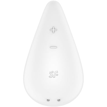SATISFYER - DEW DROP VIBRATOR LAY ON WHITE