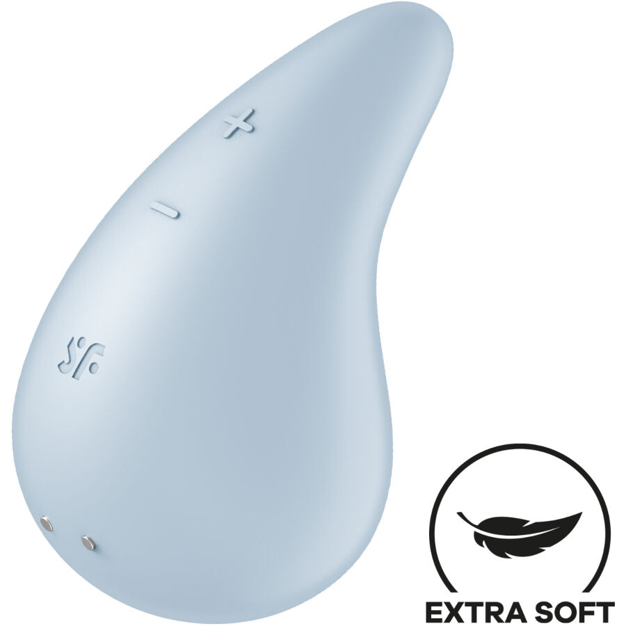 SATISFYER - DEW DROP VIBRATOR PLACE ON BLUE