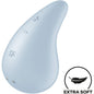 SATISFYER - DEW DROP VIBRATOR PLACE ON BLUE