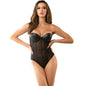 SUBBLIME - SCHWARZER BODY MIT KETTEN-HOSENTRGERN S/M