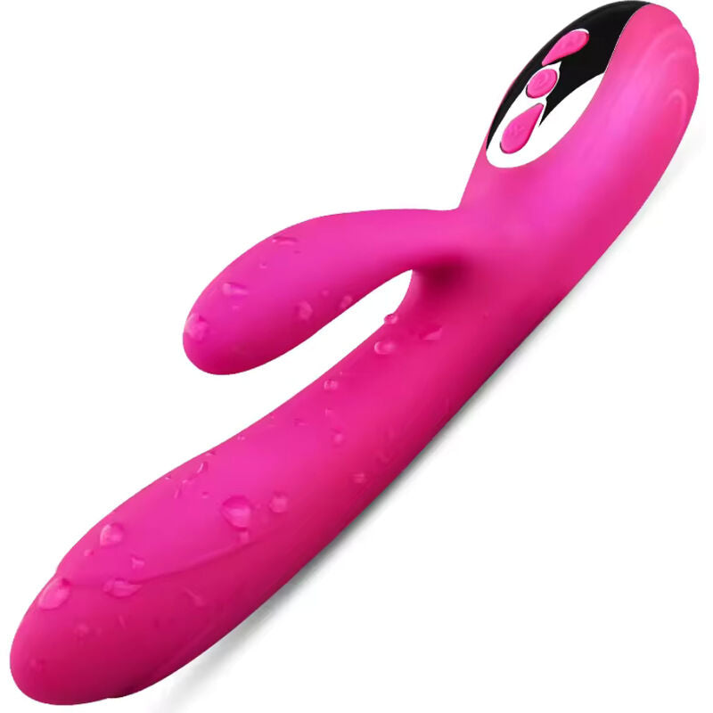 ARMONY - FLEXIBLE VIBRATOR & STIMULATOR WITH FUCHSIA WARMING EFFECT