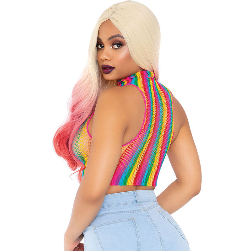 LEG AVENUE - MULTICOLORED FISHNET DRESS