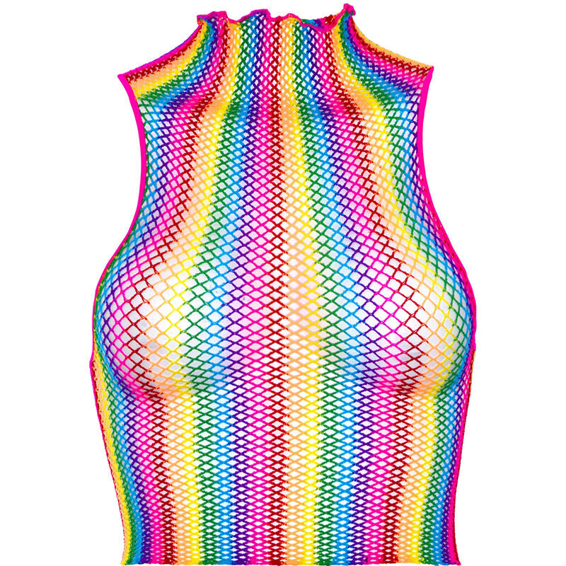 LEG AVENUE - MULTICOLORED FISHNET DRESS