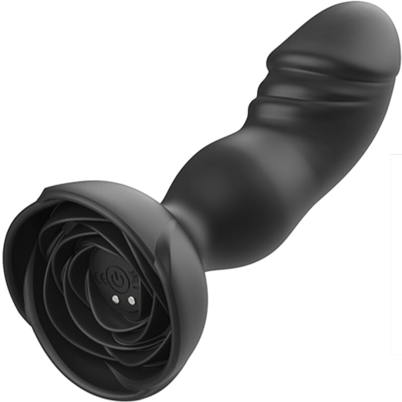 ARMONY - EXTREME BLOOM ROSE VIBRATOR & ANAL PLUG REMOTE CONTROL BLACK