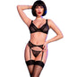 CHILIROSE - CR 4692 FOUR-PIECE SET BLACK S