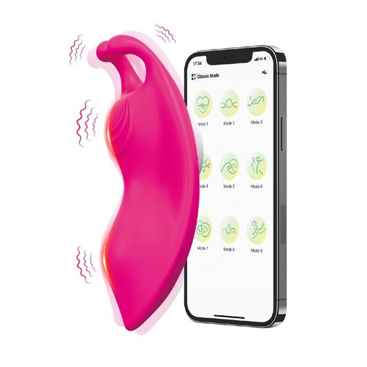 ARMONY - HONEYBEE PORTABLE PANTY VIBRATOR G-SPOT FUCHSIA -FREE APP