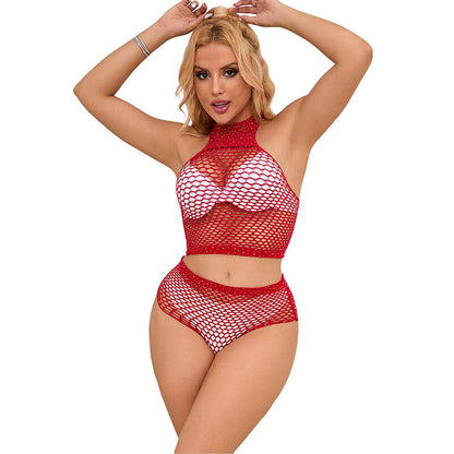 SUBBLIME - 952402 NET SET WITH PINK DIAMONDS ONE SIZE