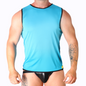 MACHO - BLAUES T-SHIRT L/XL