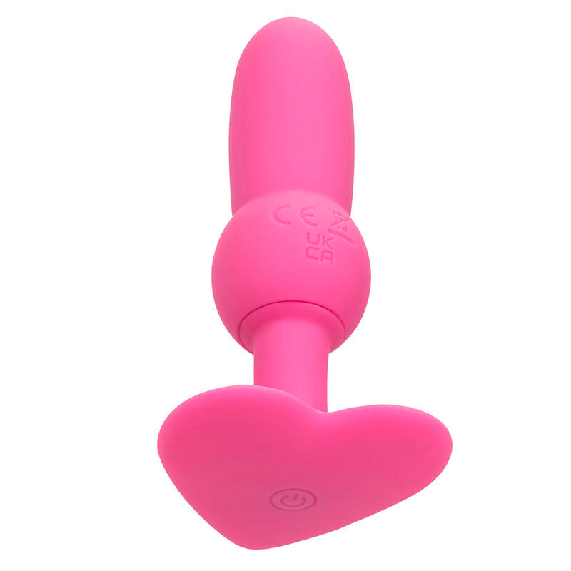 CALEXOTICS - FIRST TIME ANAL PLUG WITH BEADED PROBE 10 VIBRATIONS PINK