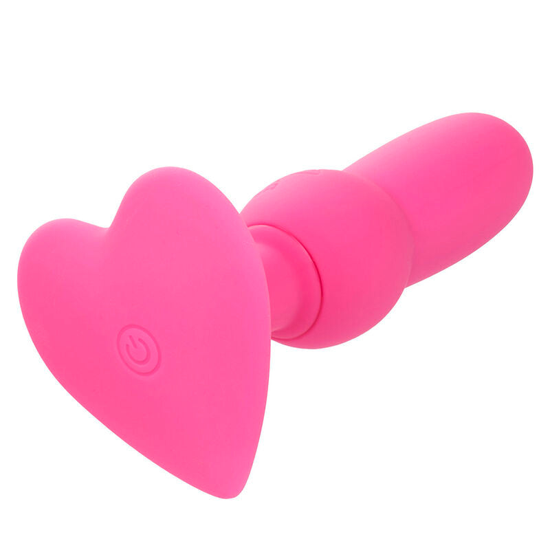 CALEXOTICS - FIRST TIME ANAL PLUG WITH BEADED PROBE 10 VIBRATIONS PINK
