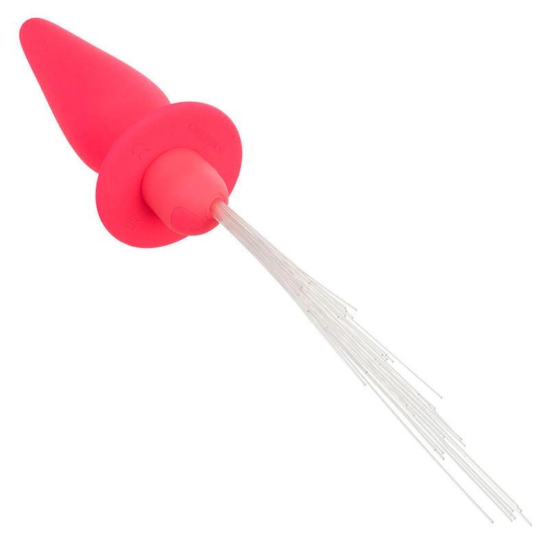 CALEXOTICS - SOUTHERN LIGHTS LIGHT UP VIBRATING BUTT PLUG 10 VIBRATIONS SILICONE PINK