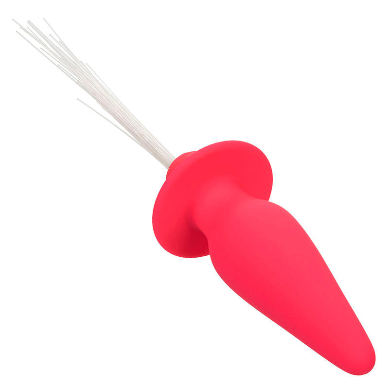 CALEXOTICS - SOUTHERN LIGHTS LIGHT UP VIBRATING BUTT PLUG 10 VIBRATIONS SILICONE PINK
